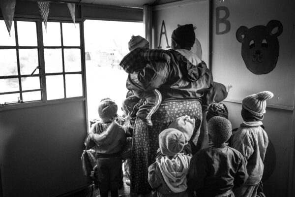 Gogogetter is a LoveLife NGO initiative to link mothers and children who lost their loved ones due to HIV. Here, Thandi Bikwa assists all those kids during daytime.